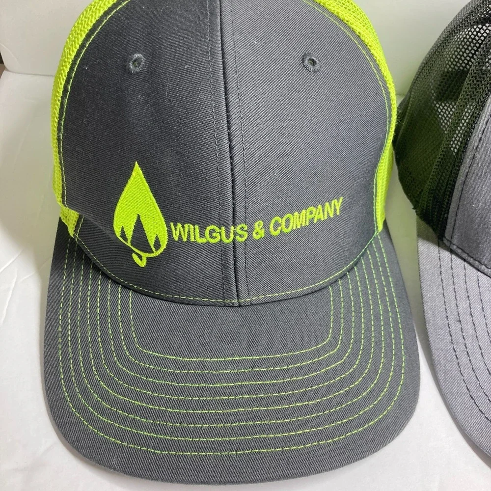 Wilgus & Company‎ Cap Hat Adult Adjustable Mesh Snapback Lot of 3 Cadiz Ohio